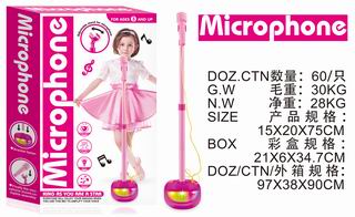 MICROPHONE W/LIGHT & MUSIC,