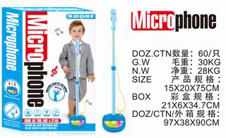 MICROPHONE W/LIGHT & MUSIC,