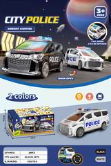 B/O POLICE CAR W/LIGHT,