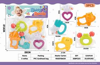 BABY RATTLE 5PCS,