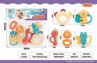 BABY RATTLE 5PCS,