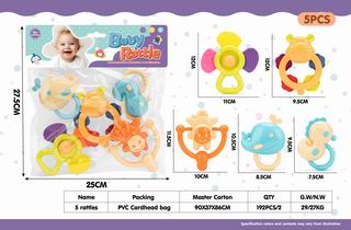 BABY RATTLE 5PCS,
