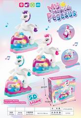 B/O MAGICAL PEGASUS W/LIGHT & MUSIC,