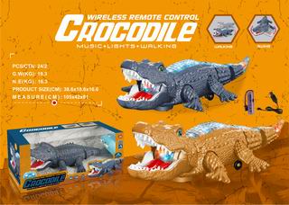2.4G R/C CROCODILE W/LIGHT & MUSIC,