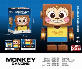 B/O DANCING MONKEY W/LIGHT & MUSIC,