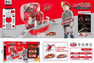 SLIDE FIRE TRUCK PARKING LOT,