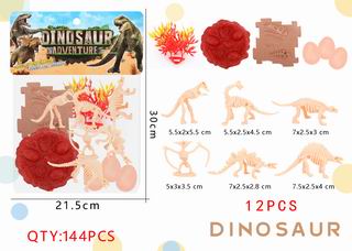 DINOSAUR SET 12PCS,