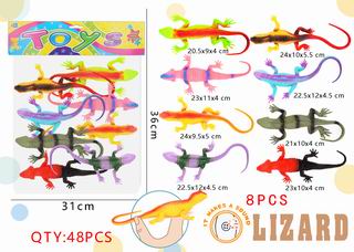 LIZARD SET 8PCS,