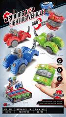 DINOSAUR DEFORMATION CAR 12PCS,