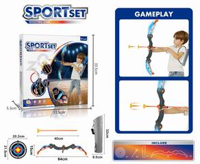 BOW AND ARROW SET W/LIGHT & SOUND,