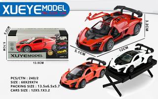 1:36 PULL BACK DIE-CAST CAR,