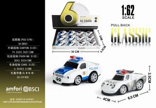 1:62 PULL BACK DIE-CAST CAR 12PCS,