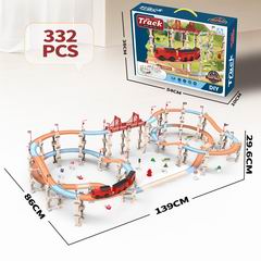 DIY TRACK TRAIN 332PCS,