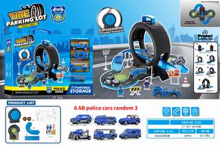 POLICE PARKING LOT,