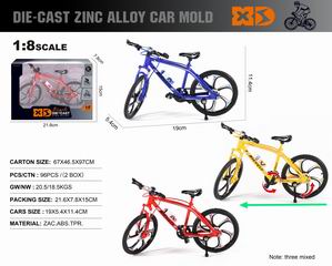 1:8 SLIDE DIE-CAST BICYCLE,
