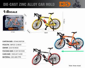 1:8 SLIDE DIE-CAST BICYCLE,