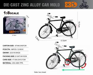 1:8 SLIDE DIE-CAST BICYCLE,