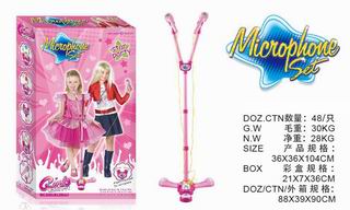 MICROPHONE W/LIGHT & MUSIC,