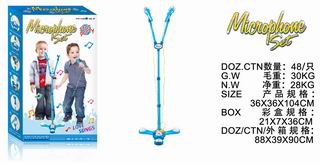 MICROPHONE W/LIGHT & MUSIC,