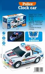 B/O POLICE CLOCK CAR W/LIGHT & SOUND,