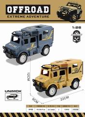 1:26 FRICTION MILITARY CAR,
