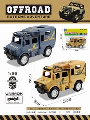 1:26 FRICTION MILITARY CAR,