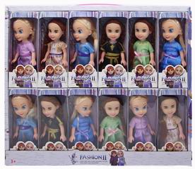 6 INCH DOLL 12PCS,