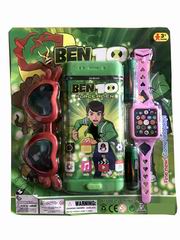 MOBILE PHONE W/WATCHES & GLASSES & MUSIC,