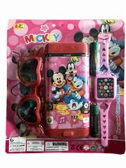 MOBILE PHONE W/WATCHES & GLASSES & MUSIC,