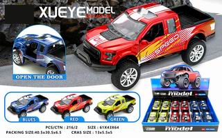 1:32 PULL BACK DIE-CAST CAR 12PCS,