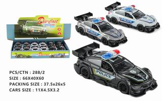 1:36 PULL BACK DIE-CAST CAR 12PCS,