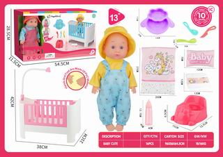 13 INCH DOLL W/SOUND,
