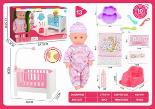 13 INCH DOLL W/SOUND,