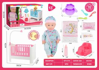 13 INCH DOLL W/SOUND,