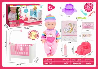 13 INCH DOLL W/SOUND,