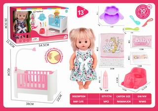 13 INCH DOLL W/SOUND,