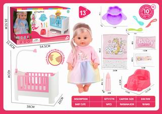 13 INCH DOLL W/SOUND,
