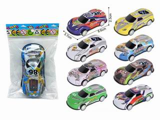 8.6CM PULL BACK DIE-CAST CAR,