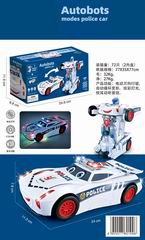 B/O DEFORMATION POLICE CAR W/LIGHT & MUSIC,