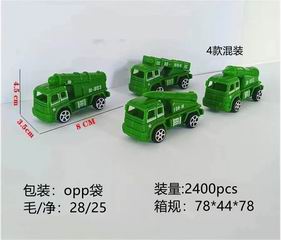 PULL BACK MILITARY CAR,