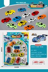 PULL BACK CAR 12PCS,