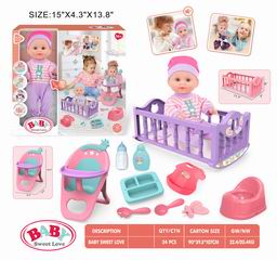 13 INCH DOLL W/SOUND,