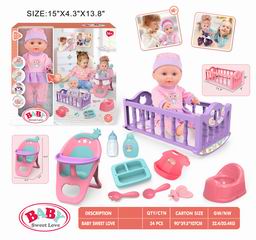 13 INCH DOLL W/SOUND,
