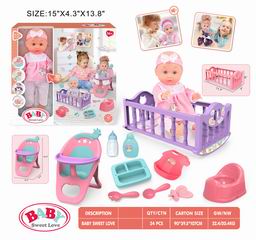 13 INCH DOLL W/SOUND,