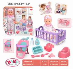 13 INCH DOLL W/SOUND,