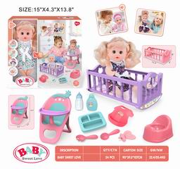 14 INCH DOLL W/SOUND,