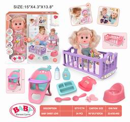 14 INCH DOLL W/SOUND,