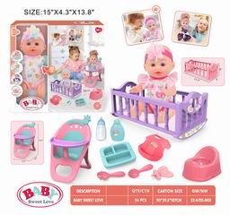 12 INCH DOLL W/SOUND,