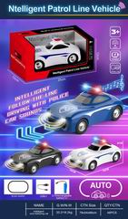 B/O NTELLIGENT PATROL LINE VEHICLE W/LIGHT & SOUND,