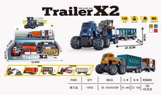 1:43 FRICTION DIE-CAST CAR 4PCS,